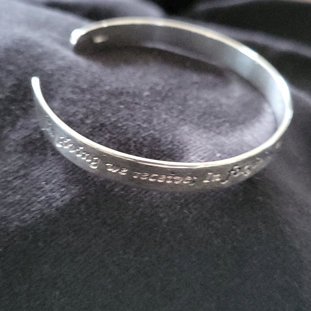 Sterling Silver Cuff Bracelet.  Excellent condition.